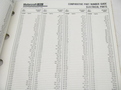 Motorcraft SP260J Electrical Comparative Part Number Guide - NOV 1991, 124 Pages