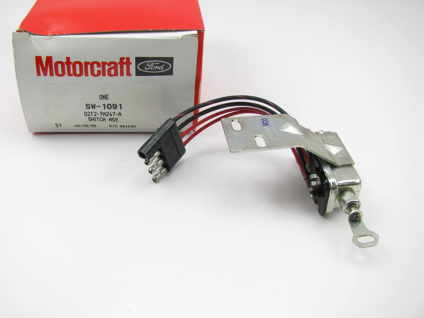 Motorcraft SW-1091 Neutral Safety Switch 1971-1979 Ford B-F-LN600/750 Transmatic