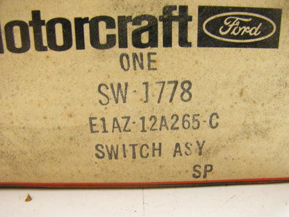 Motorcraft SW-1778 Ignition Timing Vacuum Switch E1AZ-12A265-C - UNKNOWN FITMENT
