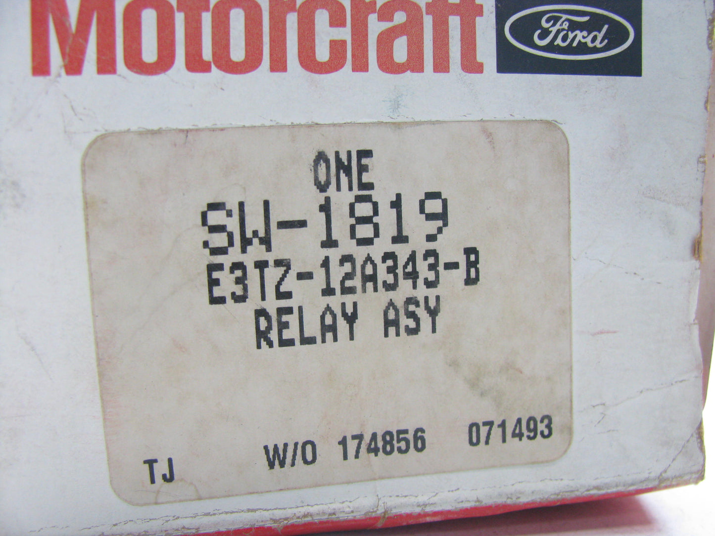 Motorcraft SW-1819 Diesel Glow Plug Relay 1983-84 Ford Ranger 2.2L DIESEL ONLY