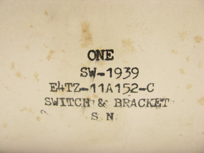 Motorcraft SW-1939 Clutch Pedal Position Switch - E4TZ-11A152-C