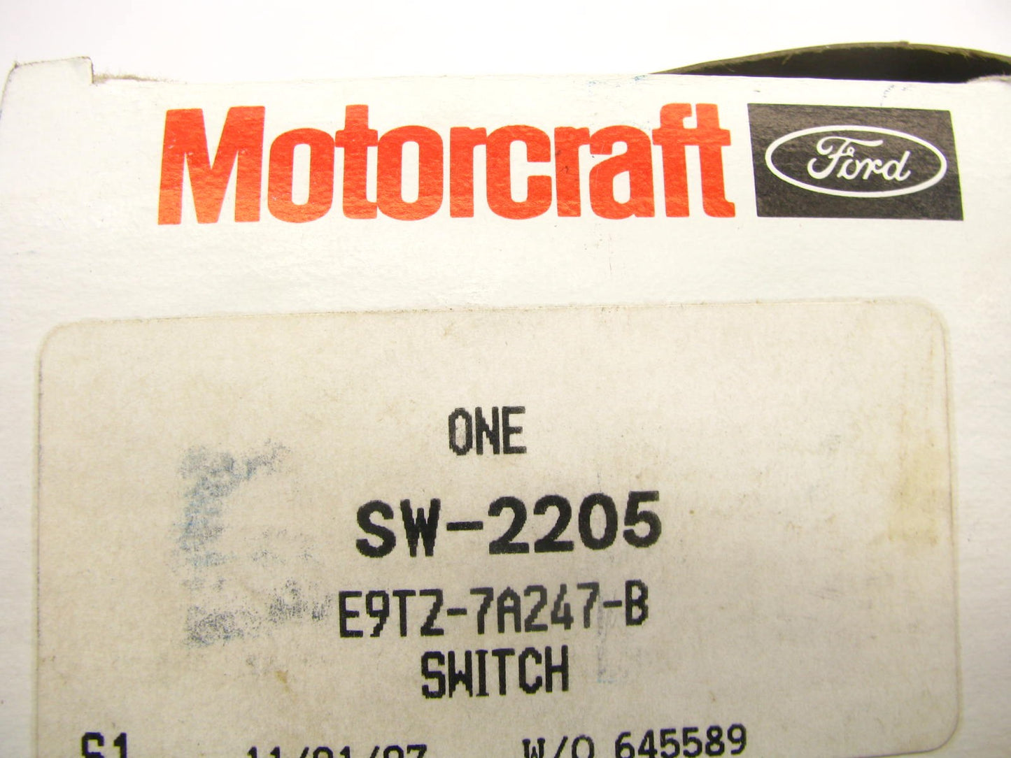 Motorcraft SW-2205 Auto Trans Neutral Safety Switch For 1990 Ford Bronco C6