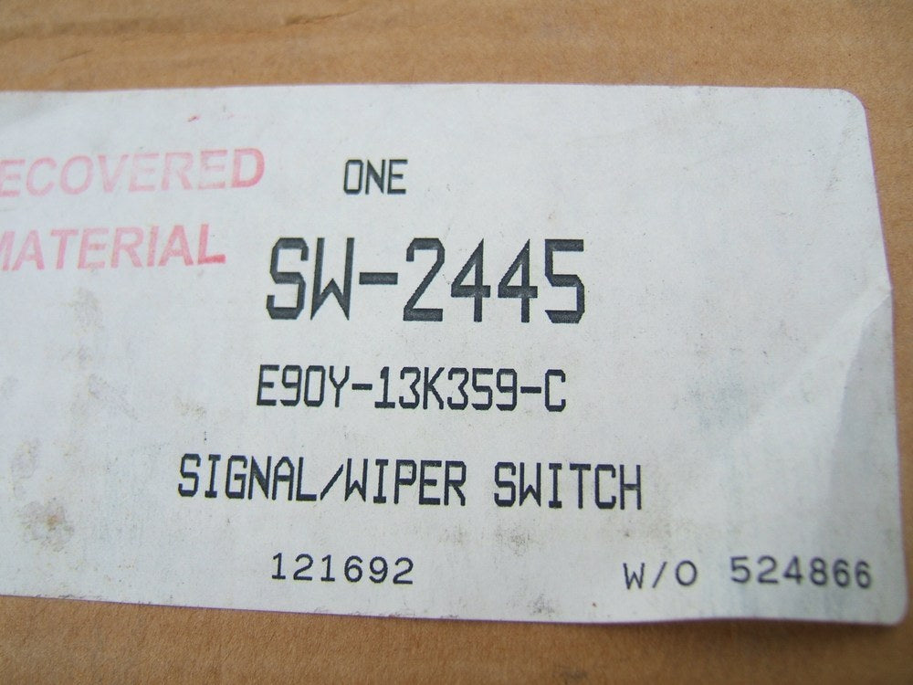 Motorcraft SW2445 Windshield Wiper Turn Signal Switch 88-90 Continental W/O Auto