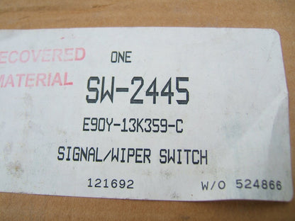Motorcraft SW2445 Windshield Wiper Turn Signal Switch 88-90 Continental W/O Auto