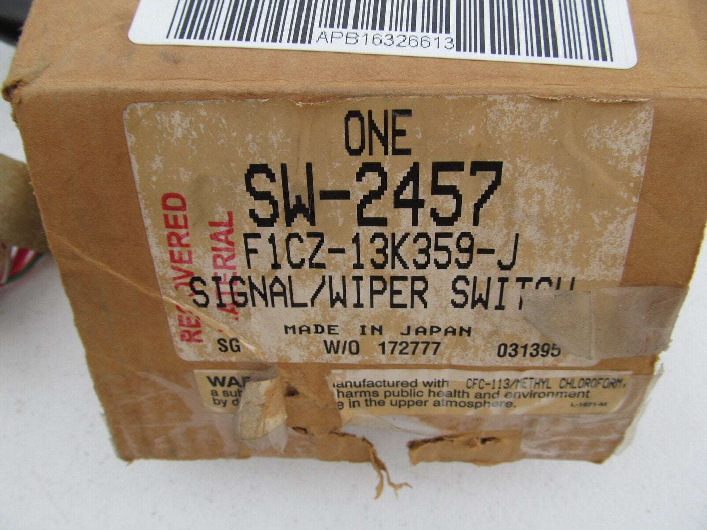 Motorcraft SW-2457 Turn Signal Wiper Headlight Lamp Combination Switch