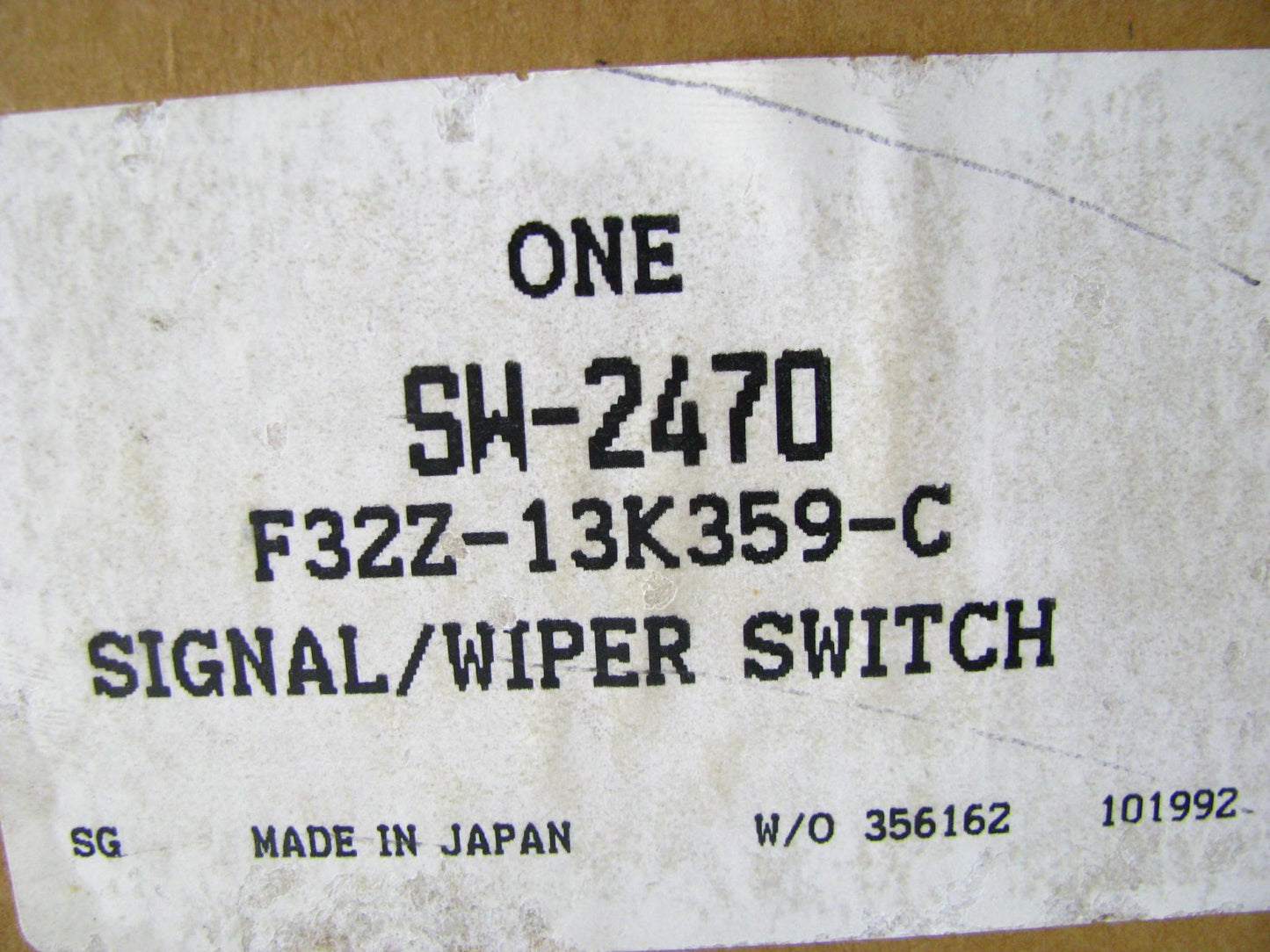 New OEM Motorcraft SW-2470 Turn Signal Wiper Headlight Switch 89-94 Probe