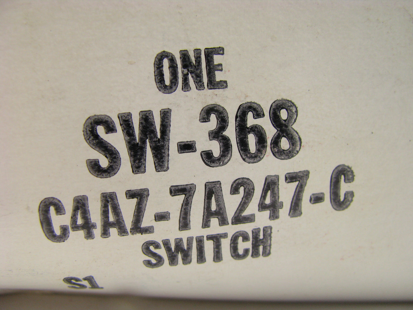 NEW GENUINE OEM Motorcraft SW-368 Neutral Safety Switch C4AZ-7A247-C