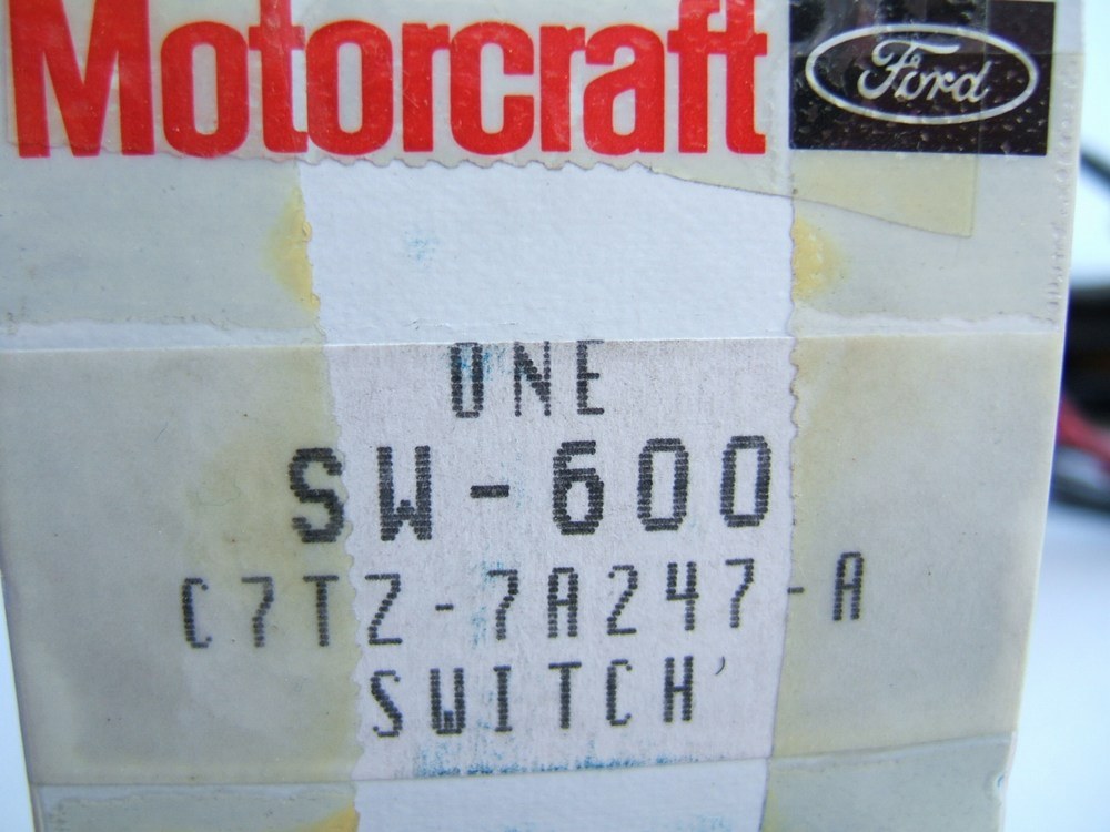 NOS Motorcraft SW-600 Neutral Safety Switch OEM Ford C7TZ-7A247-A