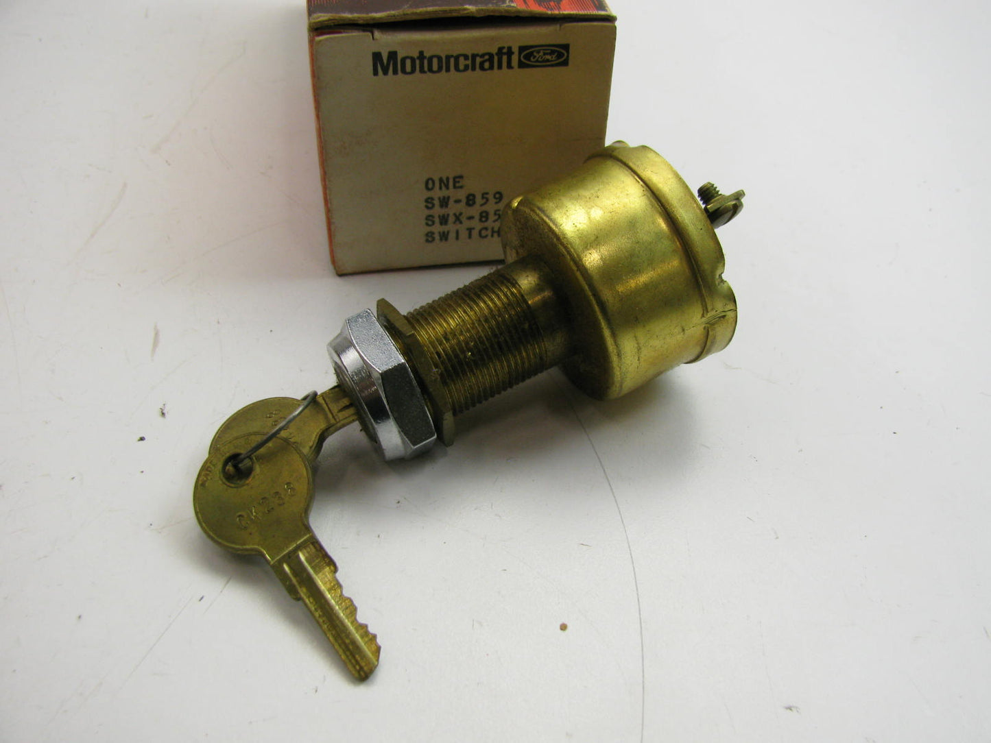 Motorcraft SW-859 Universal Ignition Lock Cylinder & Keys - SW15 1S2835 5327934