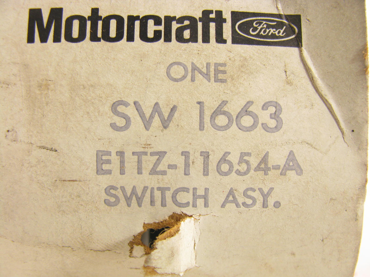 Motorcraft SW1663 Headlight Headlamp Switch 1981-1986 Ford Bronco F-100/350