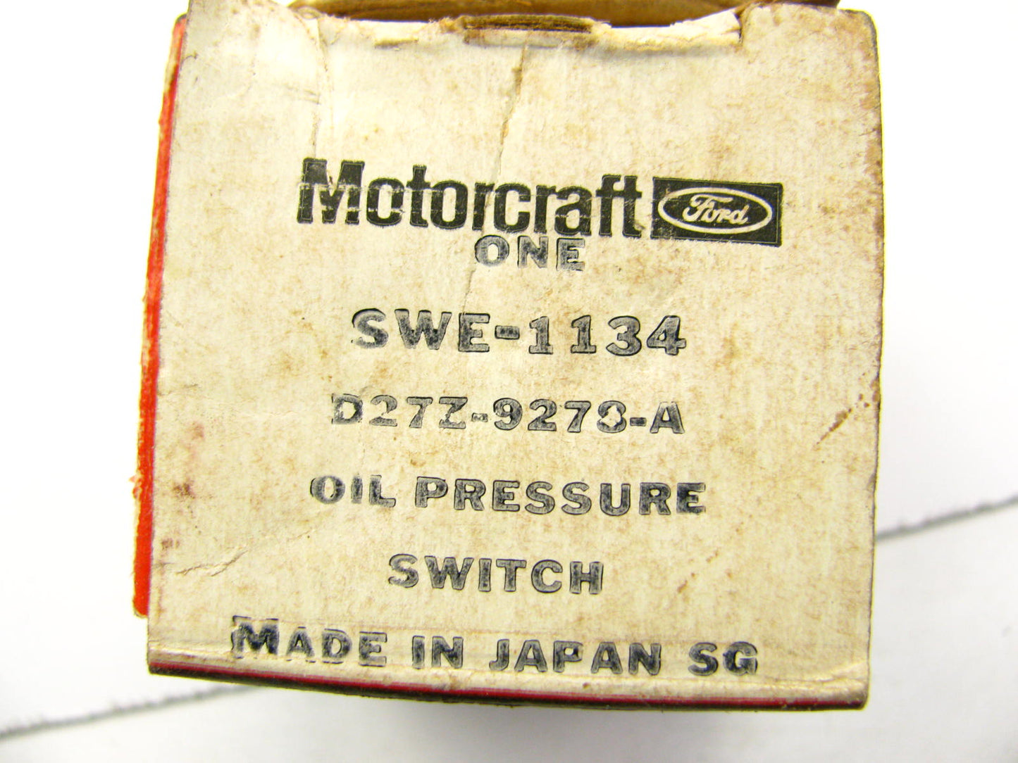 NEW GENUINE OEM Motorcraft SWE-1134 Oil Pressure Sensor Switch D27Z-9278-A