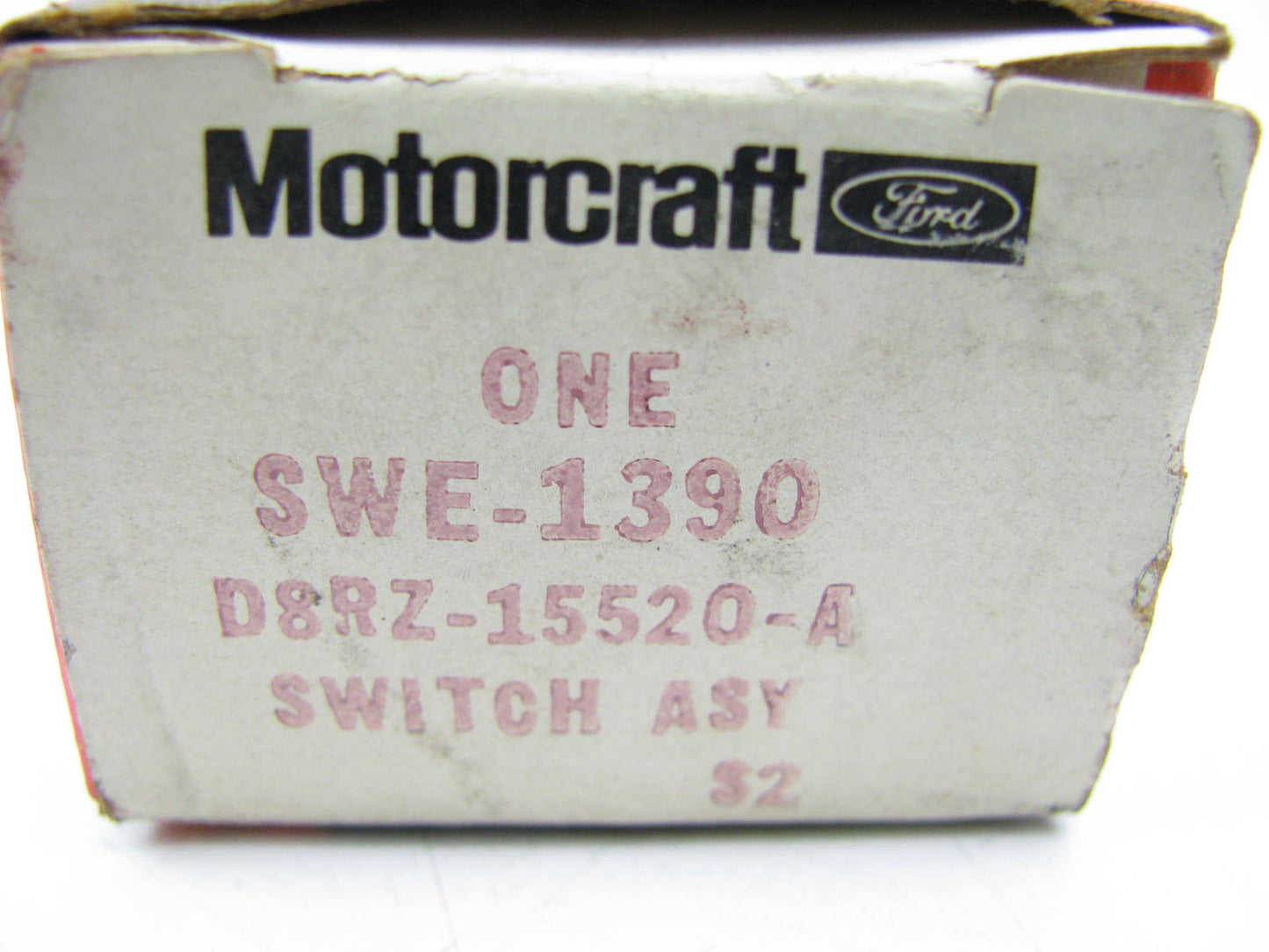 Motorcraft SWE-1390 Back Up Lamp Switch 1978-1980 Ford Fiesta 1.6L M/T