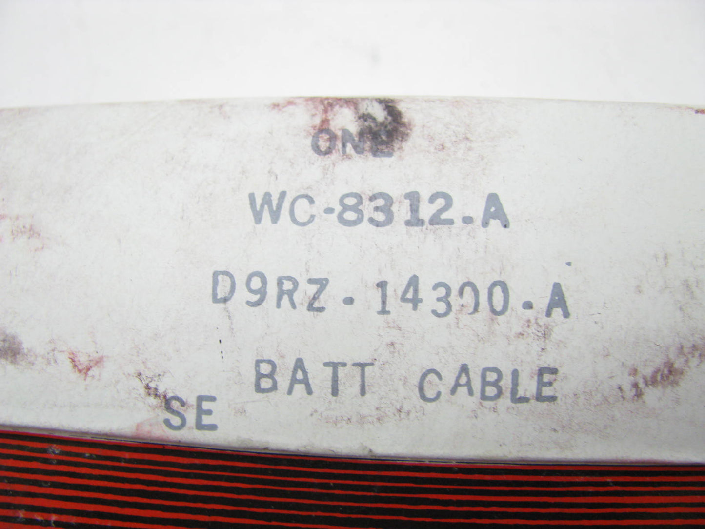 Motorcraft WC-8312-A Positive Battery Cable For 1978-1980 Ford Fiesta