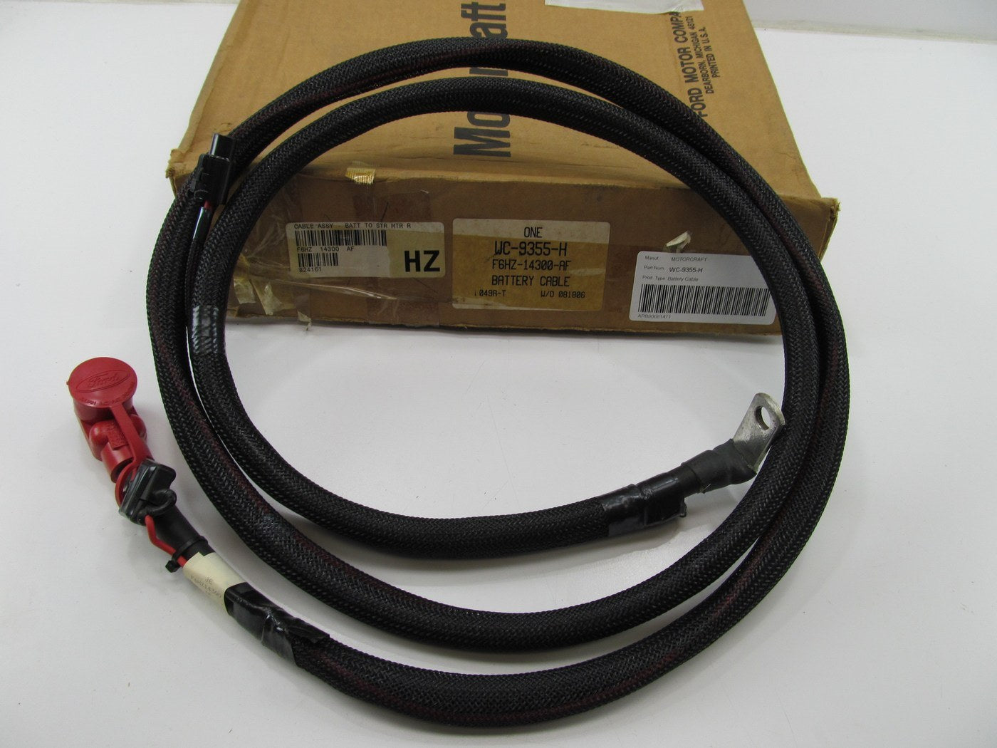 NOS Motorcraft WC9355 8.5 Feet Positive H.D. Battery Cable (Battery To Starter)