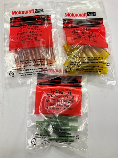 NOS Motorcraft Pro Wire Wiring Harness Repair Took Kit W/ Heat Shrink Connectors