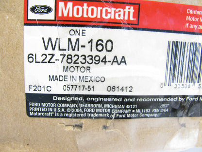 Motorcraft WLM-160 Rear Left Power Window Motor 2005-06 Explorer 2003-05 Aviator