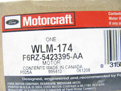 Motorcraft WLM-174 Left Power Window Motor 1998-2000 Contour 1997-2000 Mystique
