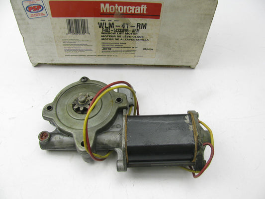 Motorcraft WLM-41-RM Reman Rear Left Power Window Motor 1988-1994 Continental