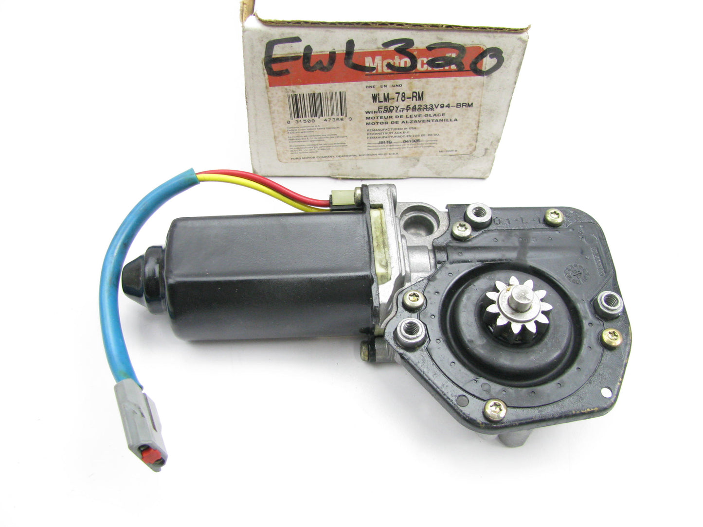 Motorcraft WLM-78-RM Reman Front RIght Power Window Motor 1995-2002 Continental