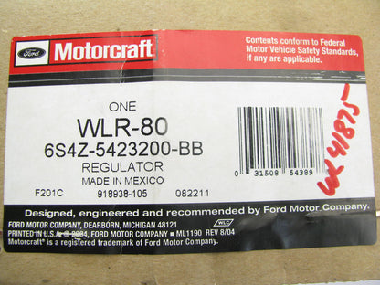 Motorcraft Front Right Power Window Regulator & Motor For 2004-2007 Ford Focus