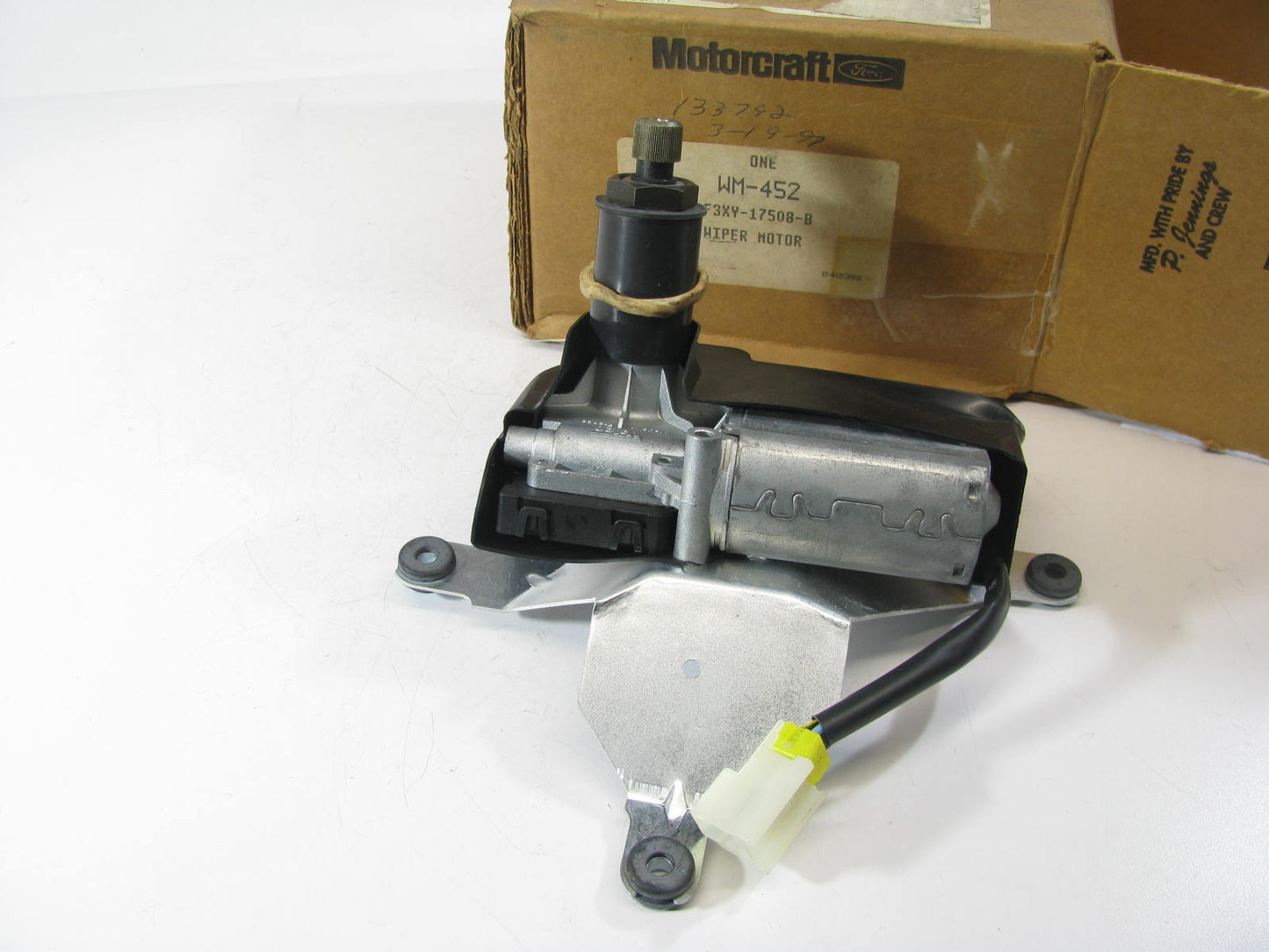 Motorcraft WM-452 Rear Window Wiper Motor 1993 Mercury Villager