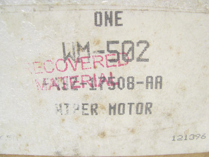 NOS OEM Motorcraft WM-502 REAR Wiper Motor - VALEO 53002412