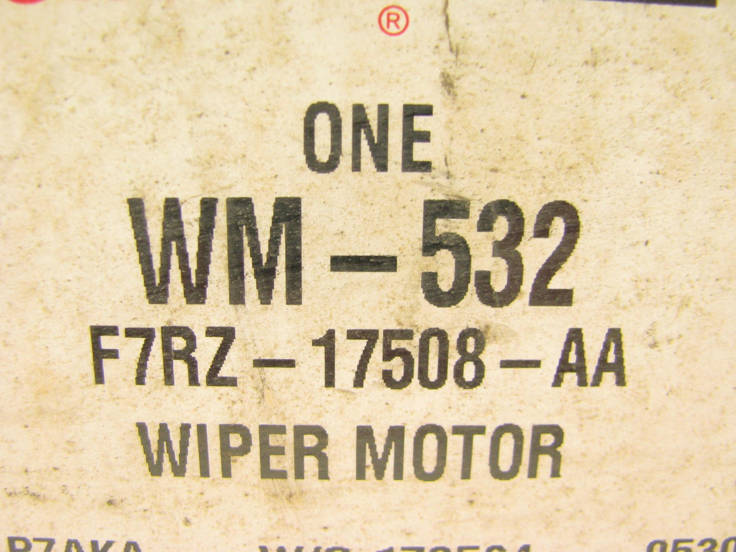 NEW Motorcraft WM532 Windshield Wiper Motor OEM 1995-1997 Ford Contour, Mystique