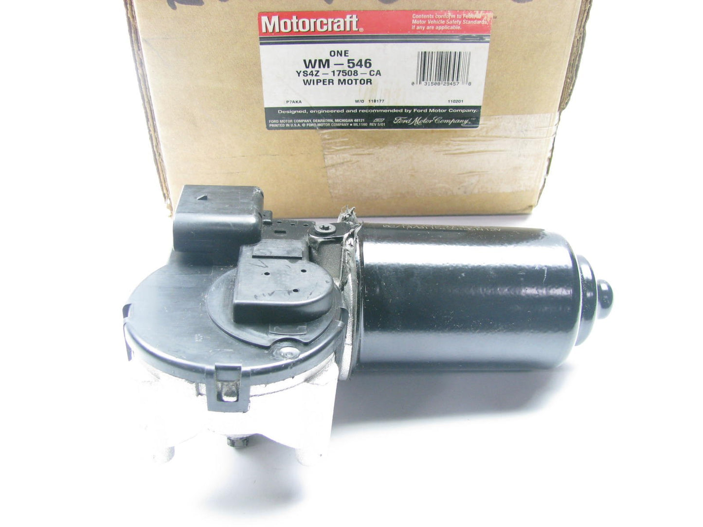 NEW OEM Motorcraft WM-546 Front Windshield Wiper Motor - 2000-2002 Ford Focus