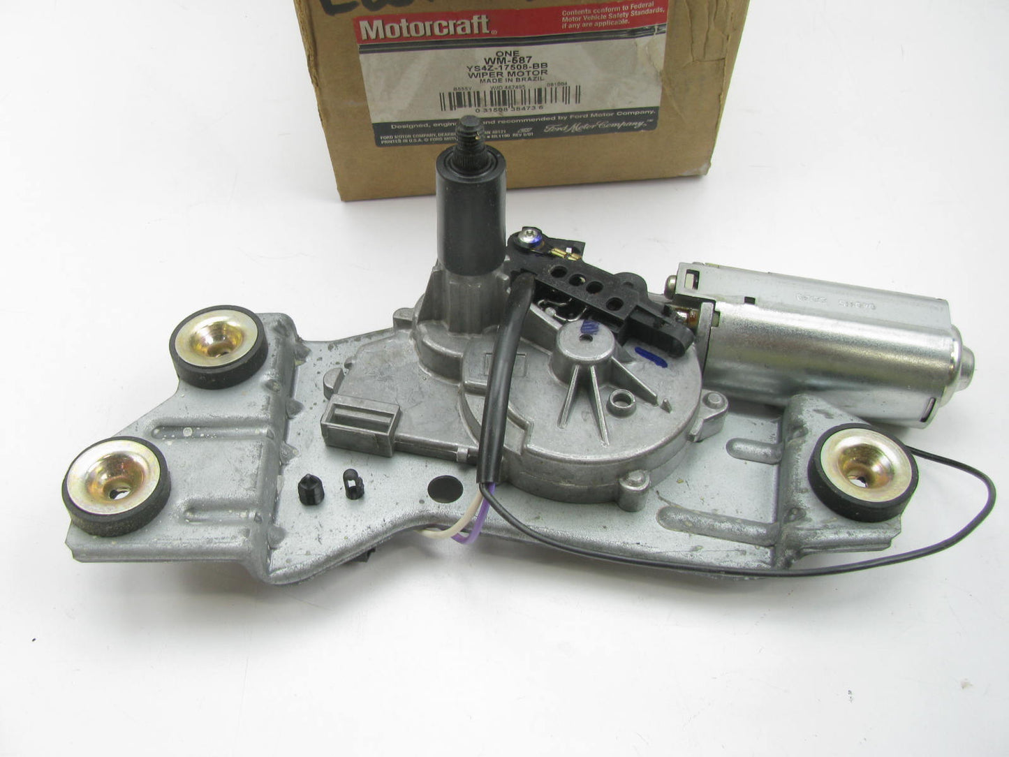 Motorcraft WM-587 Windshield Wiper Motor 2000-2005 Ford Focus - YS4Z-17508-BB