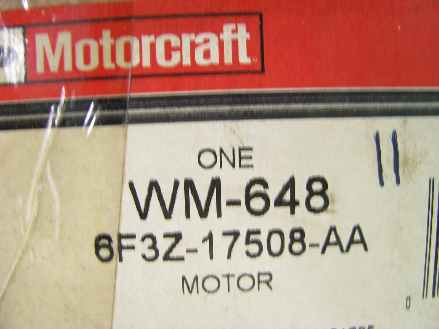 NEW GENUINE Motorcraft WM648 Windshield Wiper Motor 1994-02 Lincoln Continental