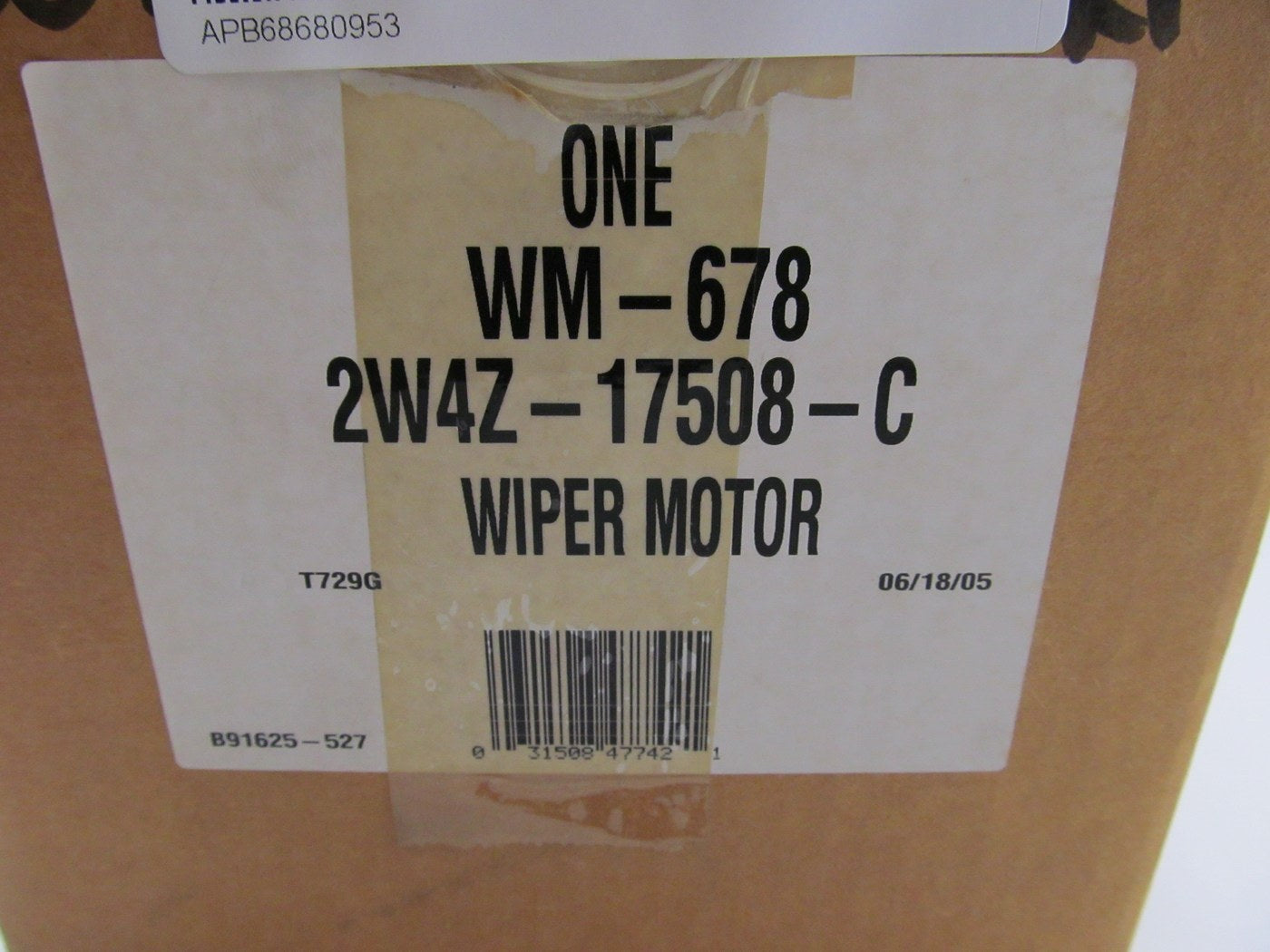 NEW GENUINE OEM Motorcraft WM-678 Windshield Wiper Motor - 2002 Lincoln LS