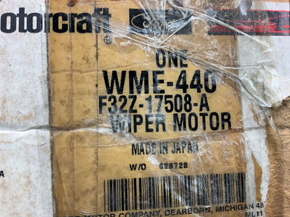 NEW OEM Motorcraft WME440 Windshield Wiper Motor - 1993-1997 Ford Probe