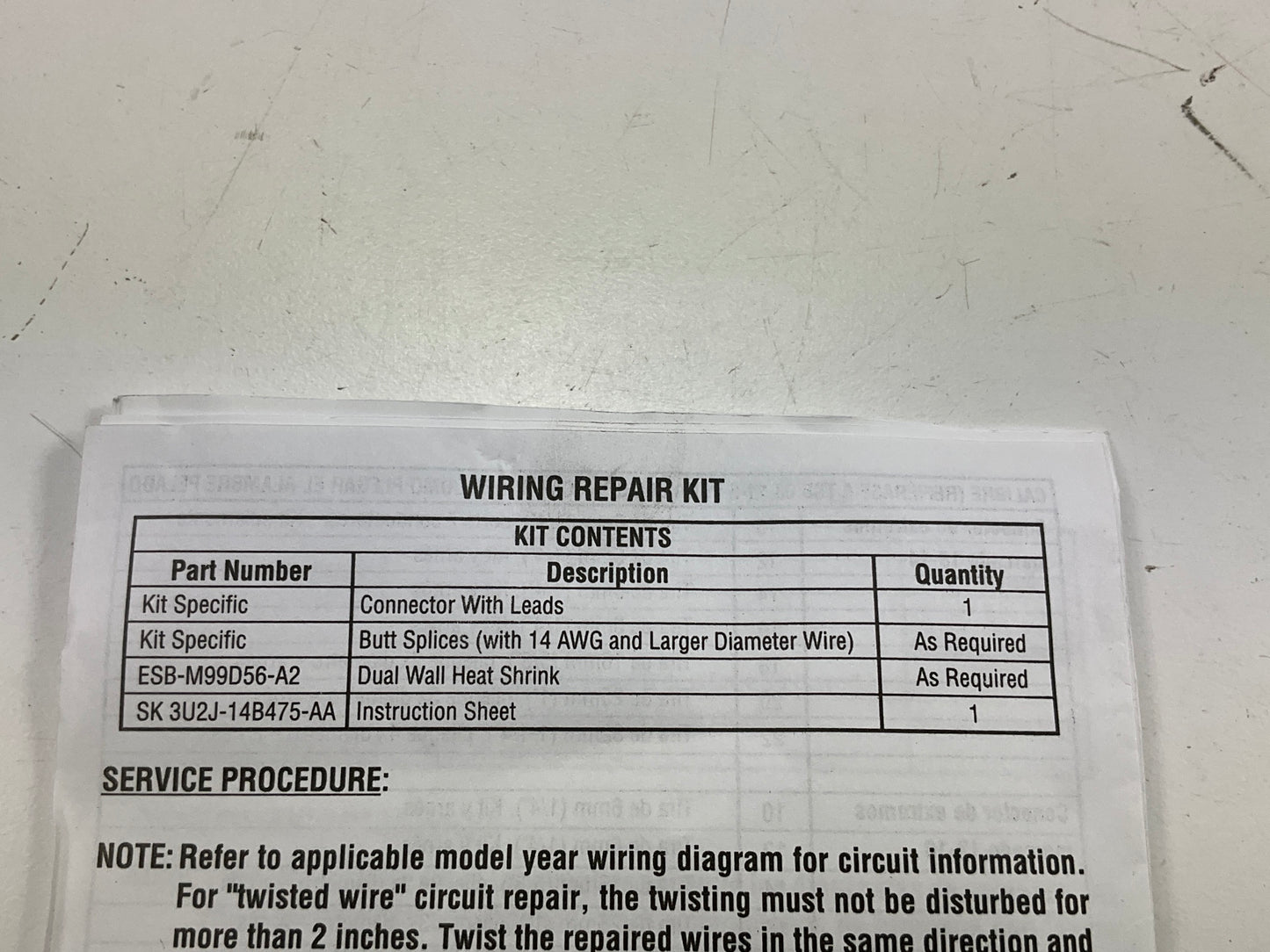 Motorcraft WPT-280 Crankshaft Position Sensor Connector 1992-94 Ford Taurus SHO