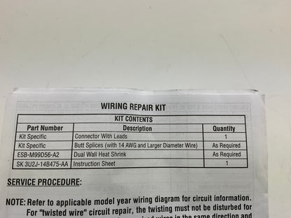 Motorcraft WPT-314 Glove Box Light Lamp Connector - 3U2Z-14S411-EHA