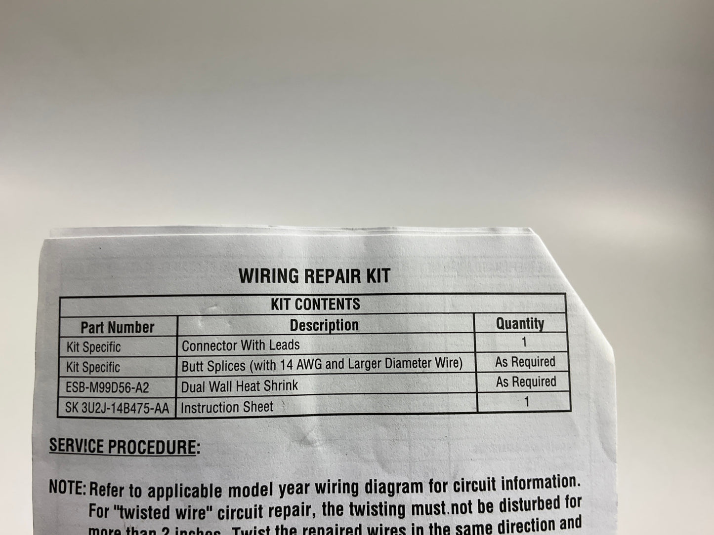 Motorcraft WPT-323 Master Power Window Switch Electrical Pigtail - 3U2Z-14S411-A