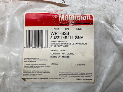 Motorcraft WPT-333 Windshield Wiper Motor Connector - 3U2Z-14S411-GNA
