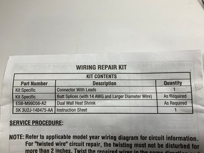 Motorcraft WPT-390 Ignition Knock (Detonation) Sensor Connector - 4-wire