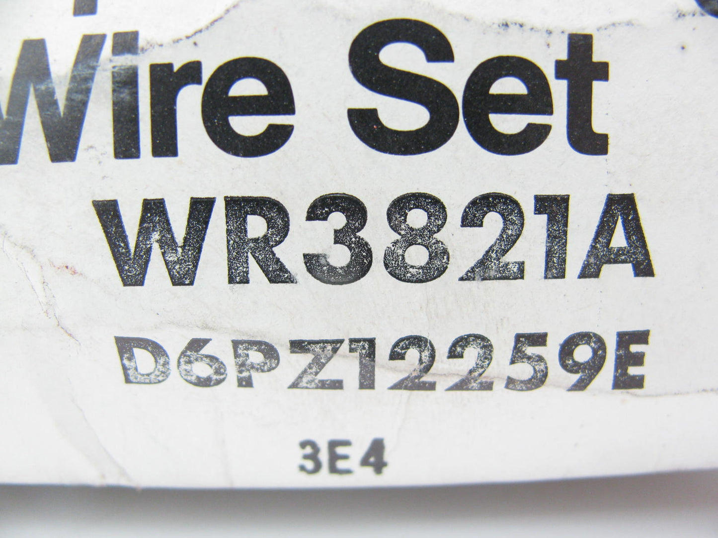 Motorcraft WR3821A Ignition Spark Plug Wire Set D6PZ-12259-E - UNKNOWN FITMENT