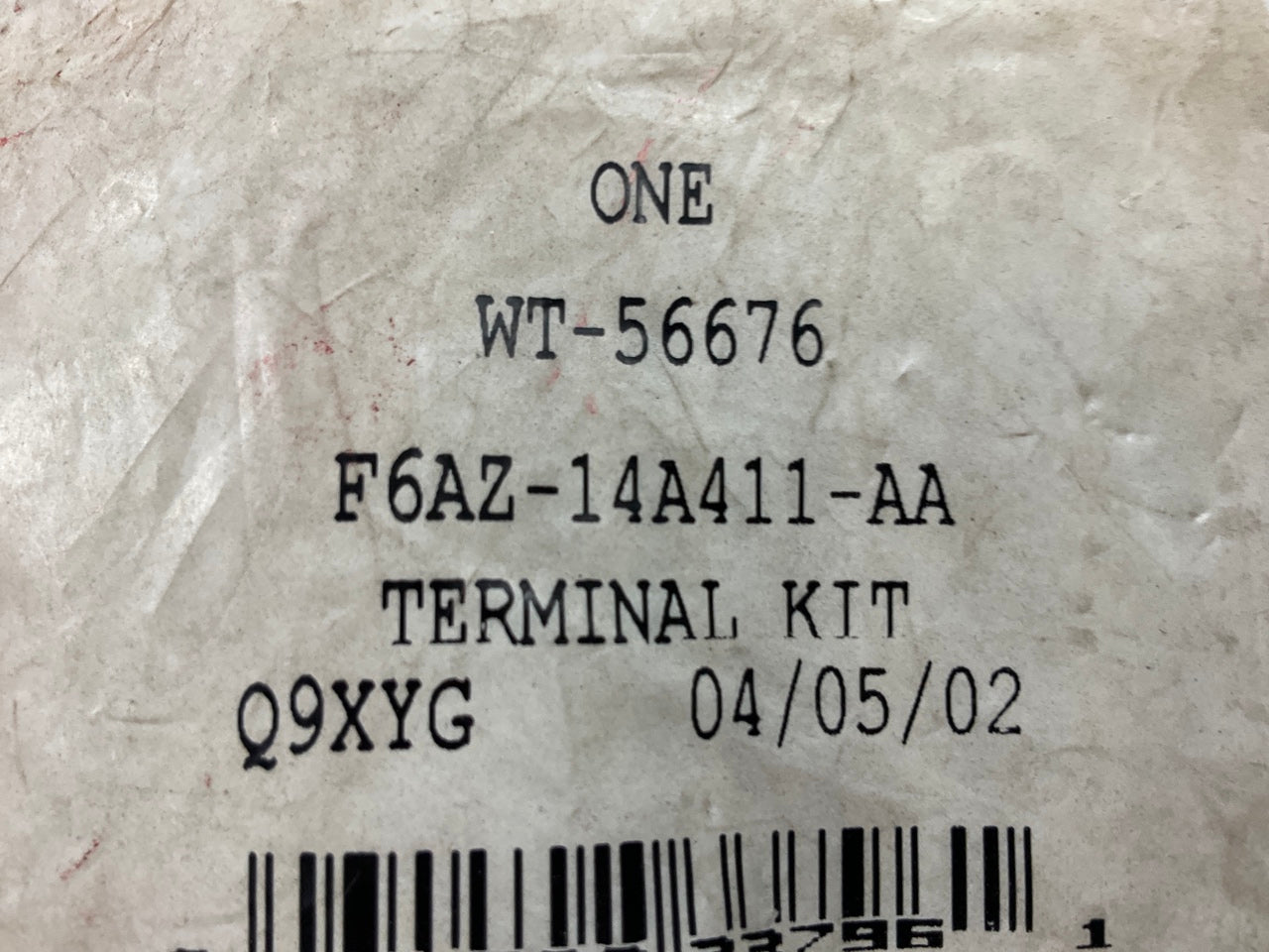 Motorcraft WT-56676 Alternator Connector Pigtail OEM Ford F6AZ-14A411-AA