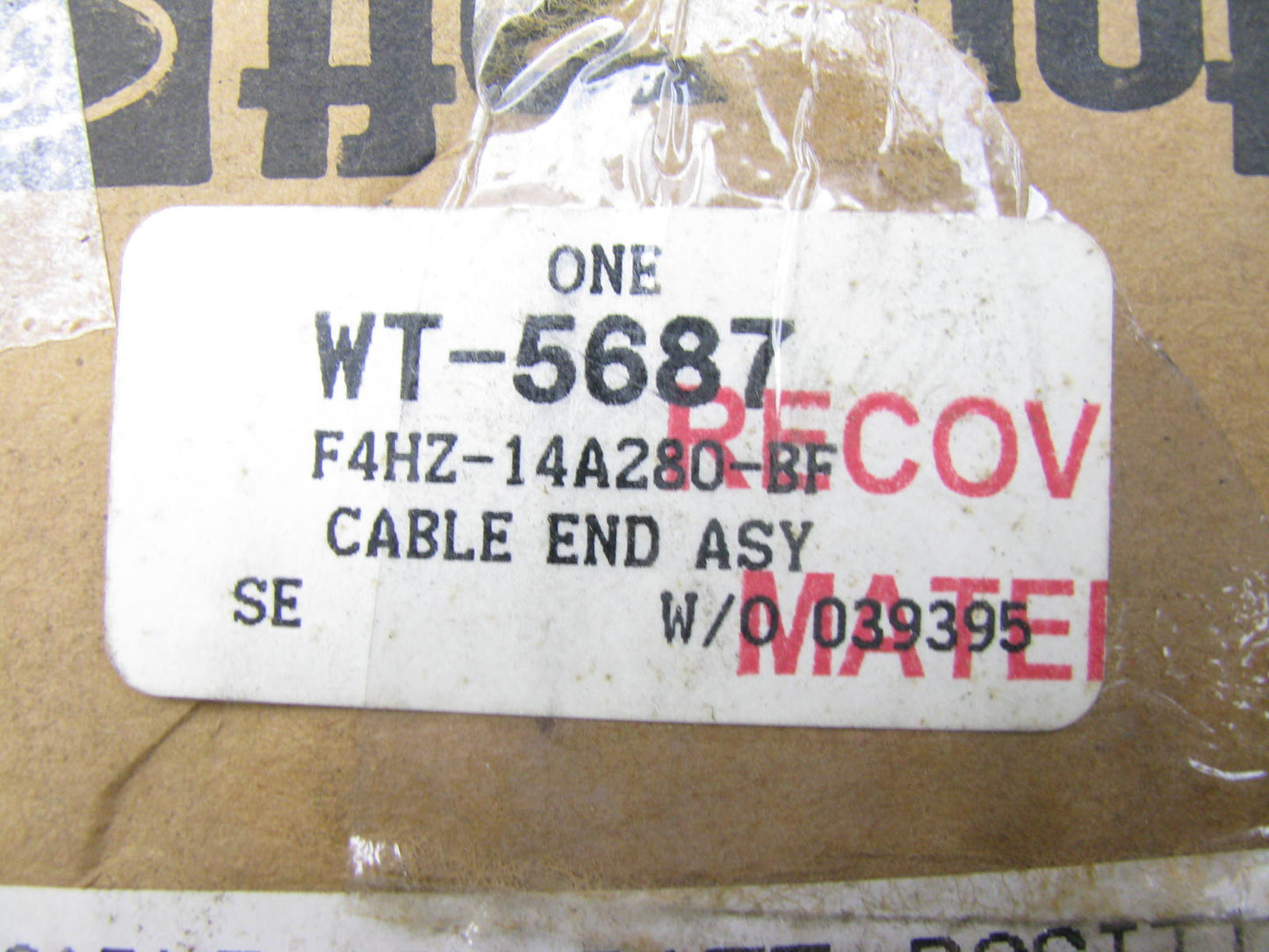 Motorcraft WT-5687 Battery Cable End - F4HZ-14A280-BF F4HT-14A280-PKNA 28SP9661