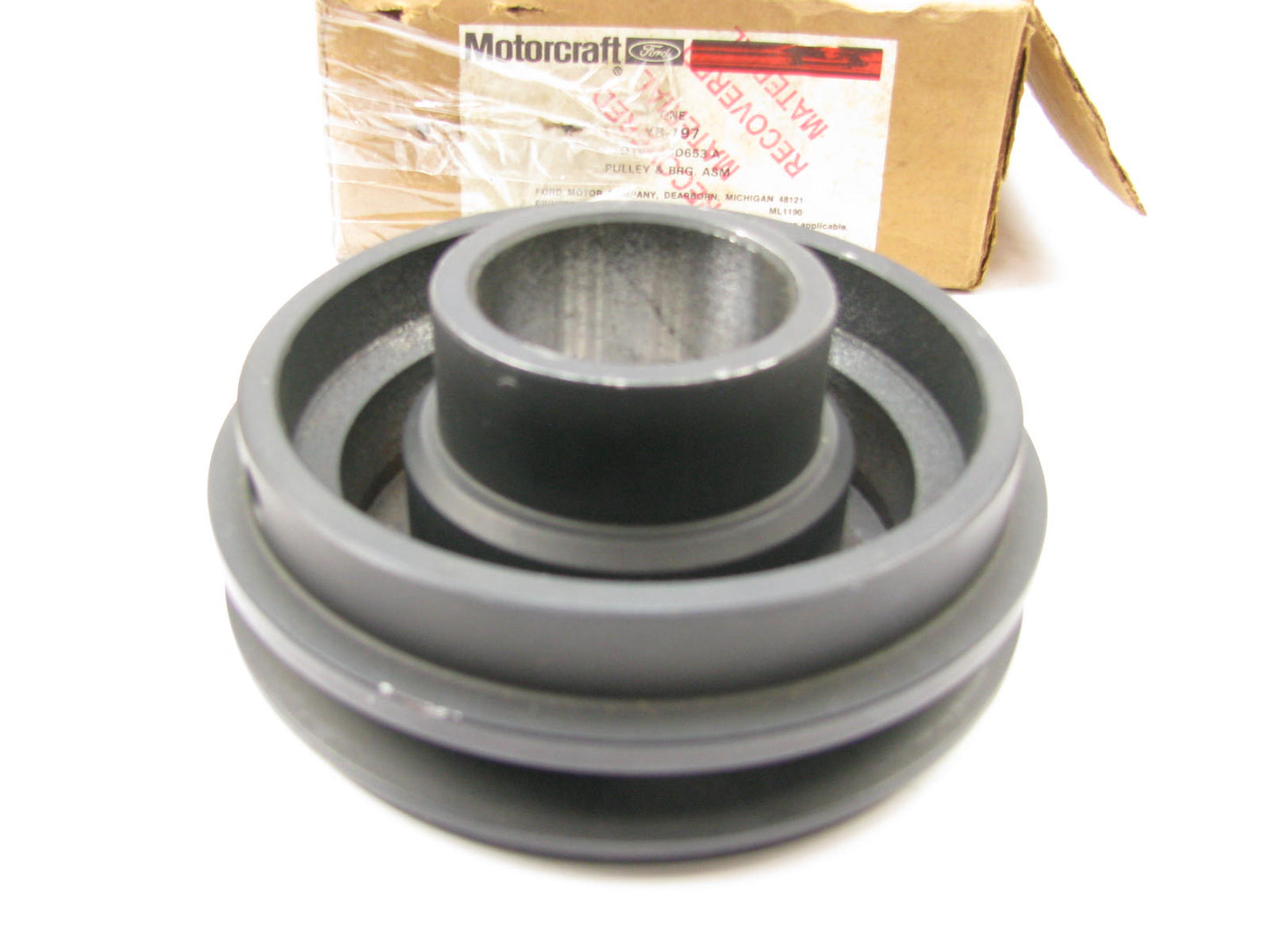 Motorcraft YB197 A/C Compressor Clutch Bypass Pulley OEM Ford D1VY-19D653-A