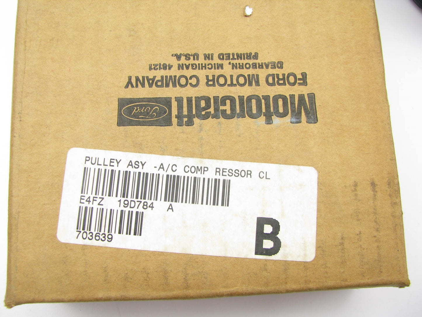 NEW - OEM Motorcraft YB-311-A  A/C Compressor Clutch Drive Pulley