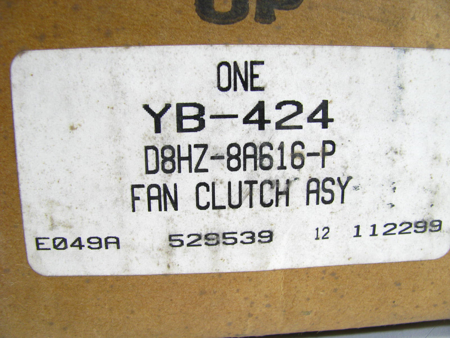 Motorcraft YB-424 Engine Cooling Fan Clutch 1980-1987 B-600 F-600/800 8.2L-V8