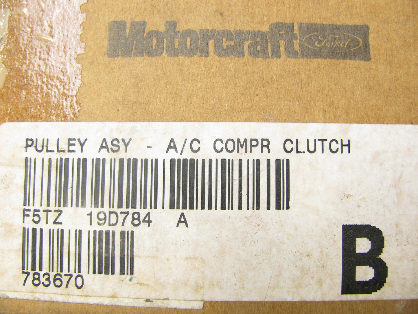 NEW GENUINE Motorcraft YB-490 A/C Compressor Clutch Pulley 1994 Ford F-350 7.3L