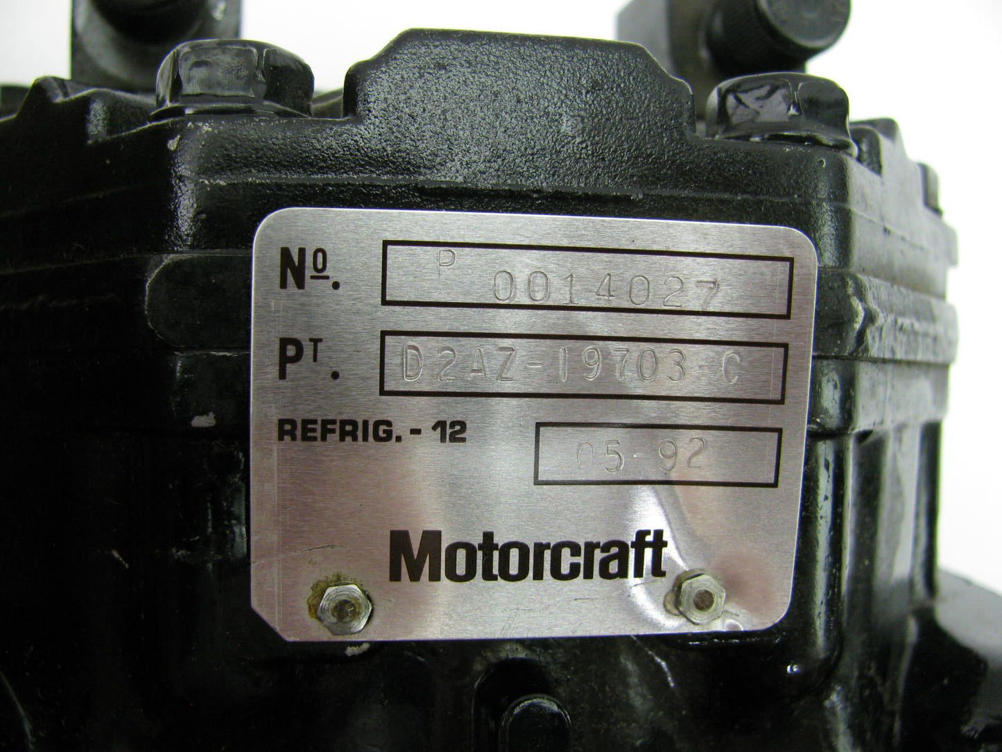 NOS OEM Motorcraft YC-11 York A/C Compressor - D2AZ-19703-C