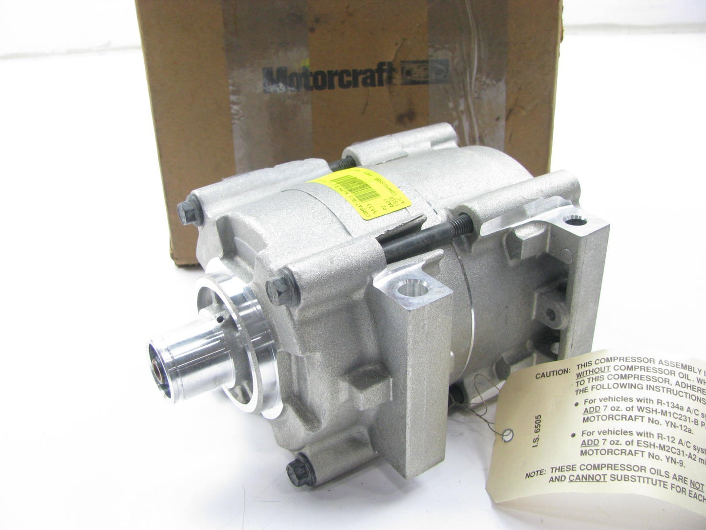 Motorcraft YC-140 A/C Compressor  NO CLUTCH ( F4CZ-19703-B )