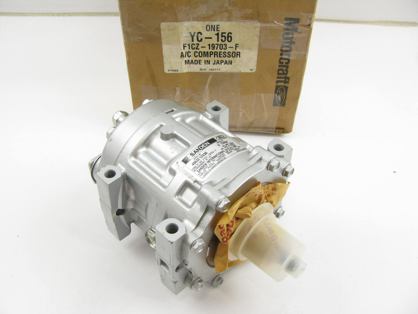 NEW GENUINE OEM  Motorcraft YC-156 A/C Compressor W/O Clutch - F1CZ-19703-F