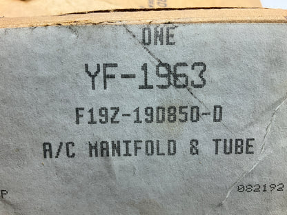 Motorcraft YF-1963 A/C Manifold Hose OEM Ford F19Z-19D850-D 1991 Ranger 3.0L V6