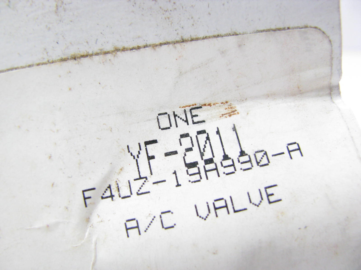 Motorcraft YF-2011 A/C Refrigerant Hose Fitting - Pressure Relief Valve