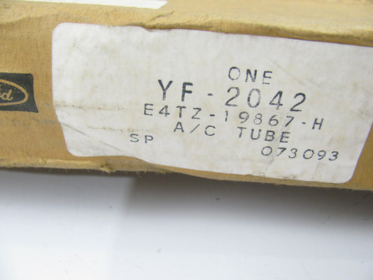 Motorcraft YF-2042 A/C Suction Line Hose OEM Ford E4TZ-19867-H